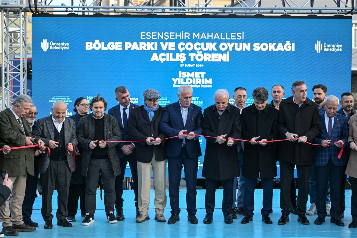 Ümraniye Belediye Başkanı Yıldırım, “Bölge Parkı ve Çocuk Oyun Sokağı Açılış Töreni”nde konuştu: