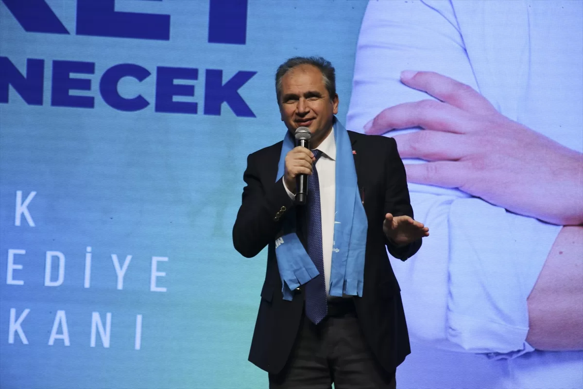 Uşak Belediye Başkan adayı Mehmet Çakın, projelerini tanıttı