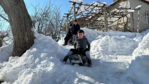 VAN (AA) – Van, Hakkari, Bitlis ve Muş'ta, kardan kapanan