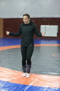 BOLU (AA) – MEHMET EMİN GÜRBÜZ – Kadın Güreş Milli