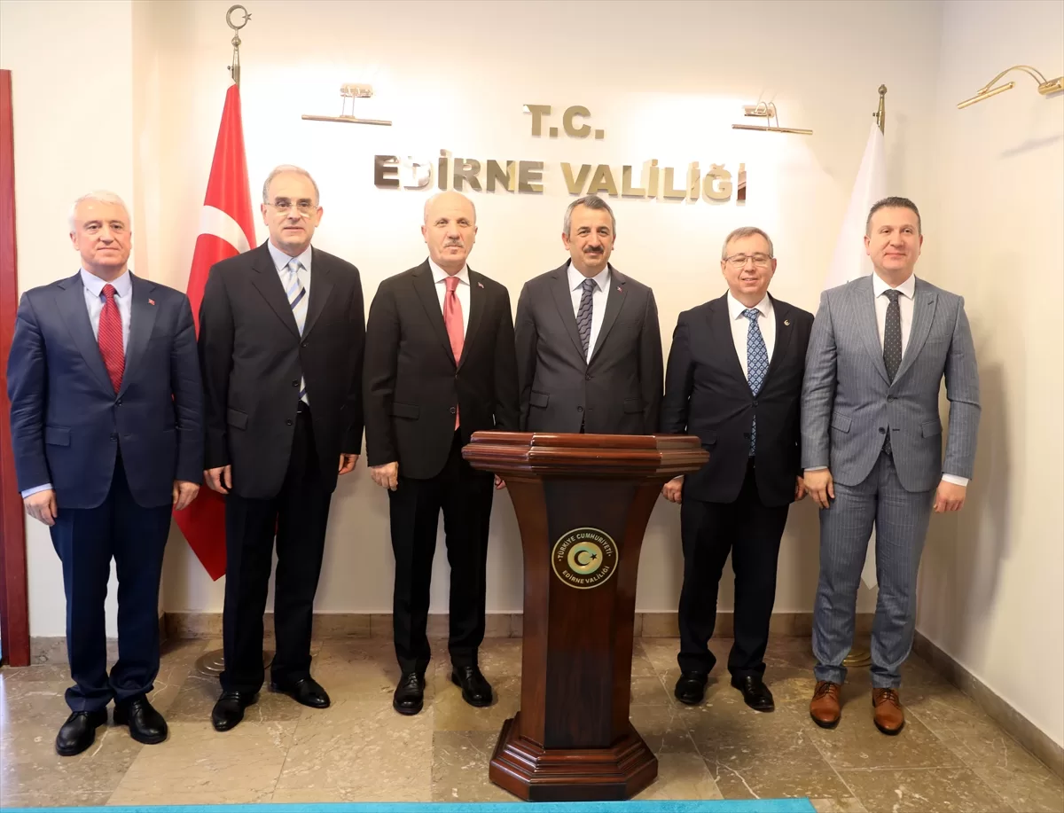 YÖK Başkanı Özvar, Edirne Valisi Sezer'i ziyaret etti