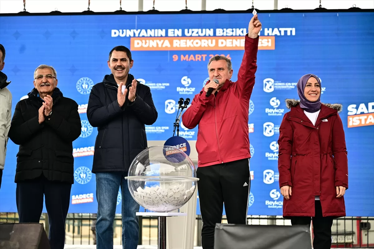 1653 bisikletle “Dünyanın En Uzun Bisiklet Hattı” oluşturuldu