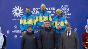 - Kros kayakta erkek ve kadınlarda madalyaları Ukrayna ve Çinli