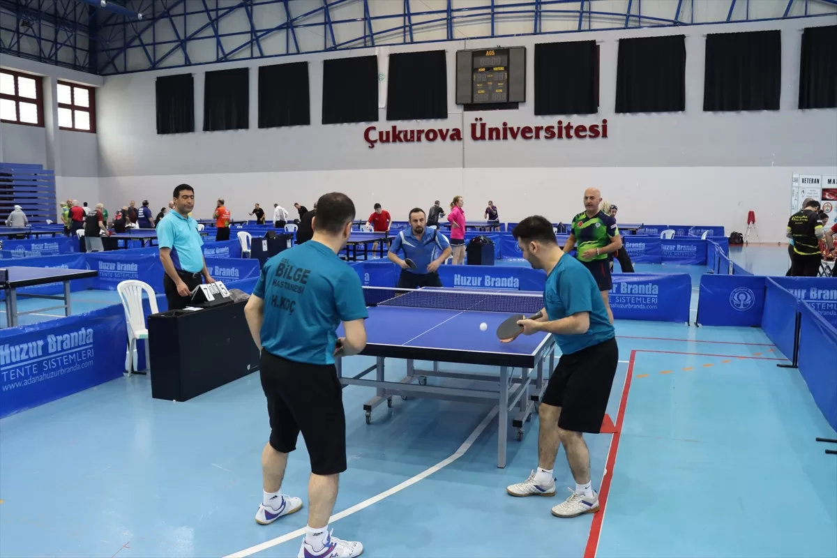 Adana 11. Uluslararası Veteran Masa Tenisi Turnuvası sona erdi