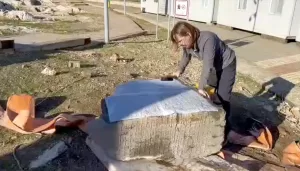 ADIYAMAN (AA) – Adıyaman'ın Gerger ilçesinde bulunan ve askeri helikopterle