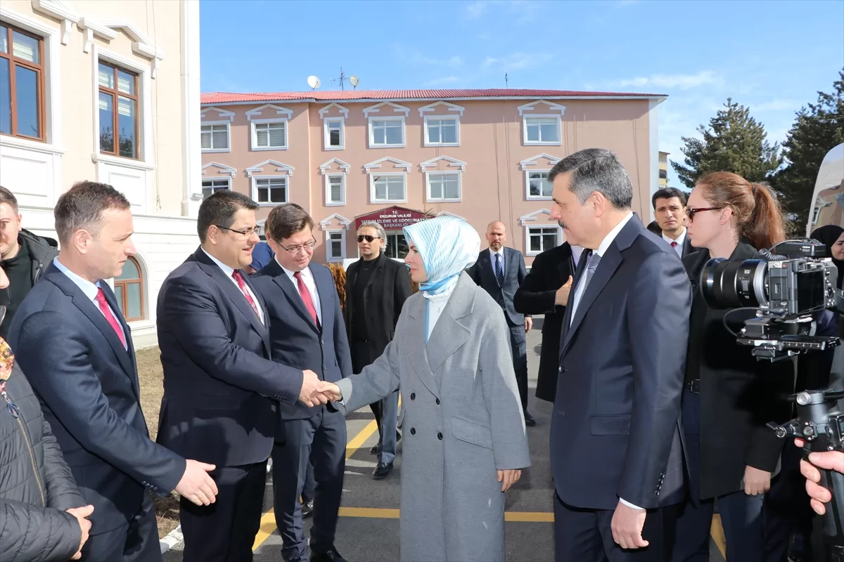 Aile ve Sosyal Hizmetler Bakanı Göktaş, Erzurum'da ziyaretlerde bulundu