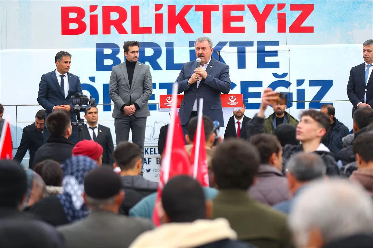 BBP Genel Başkanı Destici, Kahramanmaraş'ta konuştu: