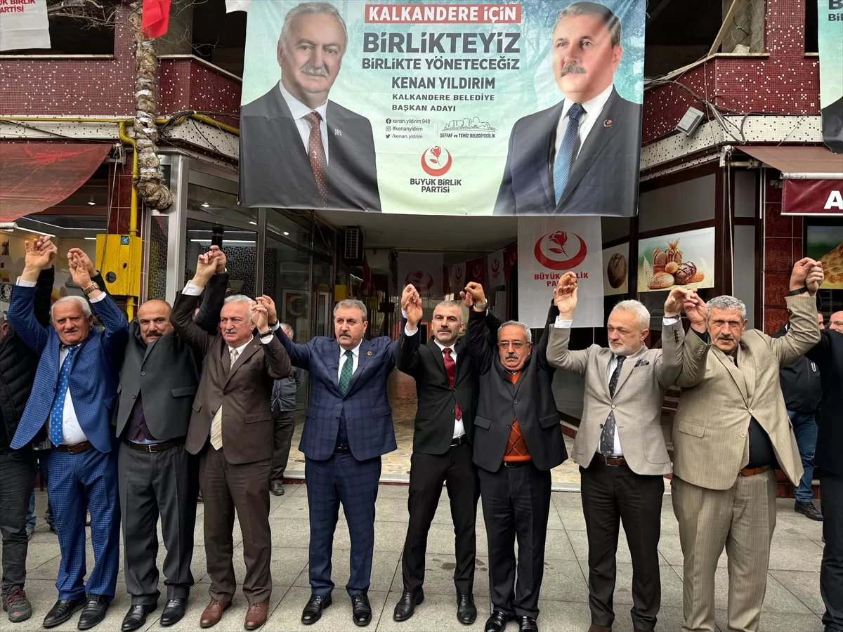 BBP Genel Başkanı Destici, Rize'de konuştu: