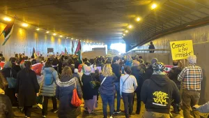 CENEVRE (AA) – İsviçre'nin Cenevre kentinde binlerce kişi, Filistin ile