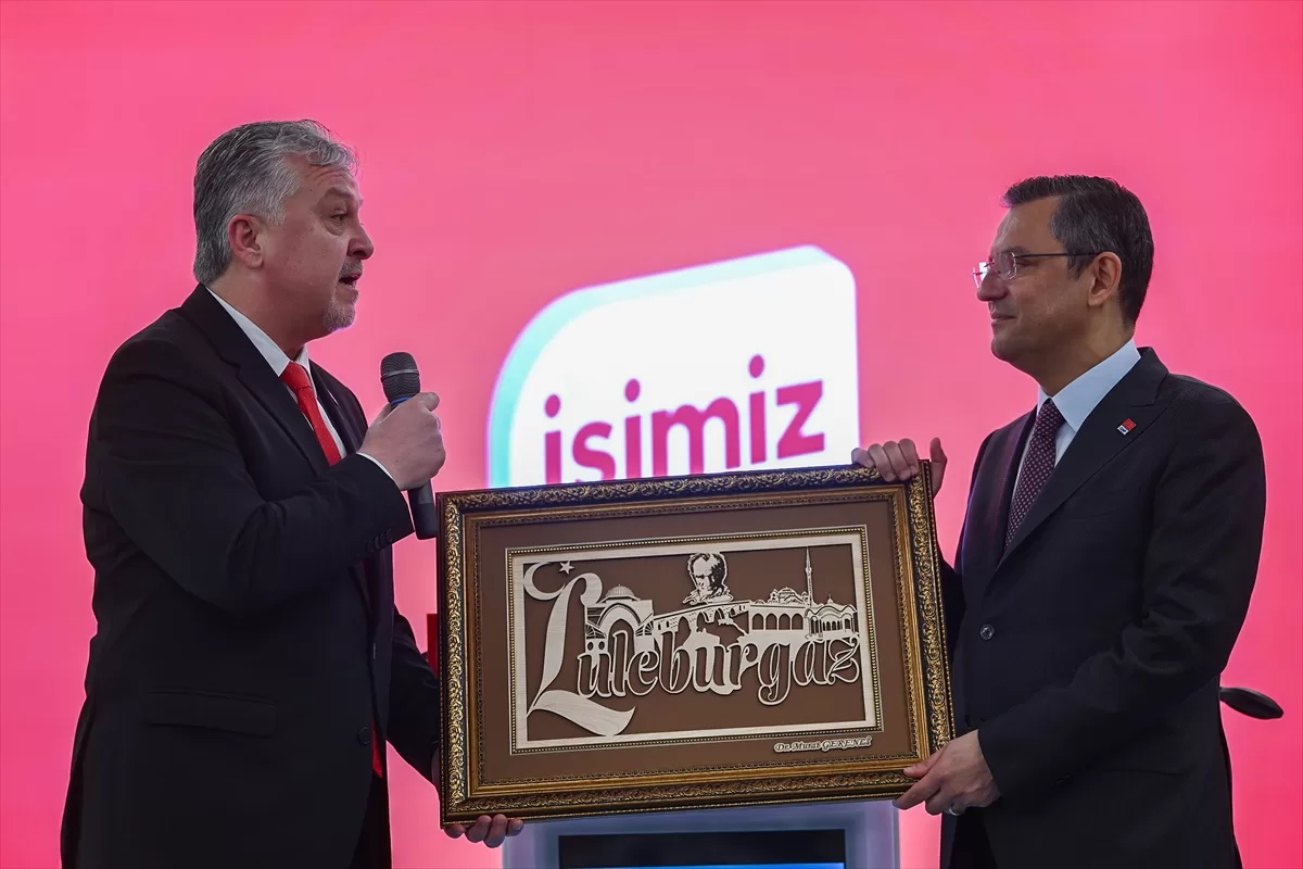 CHP Genel Başkanı Özel, Lüleburgaz'da konuştu:
