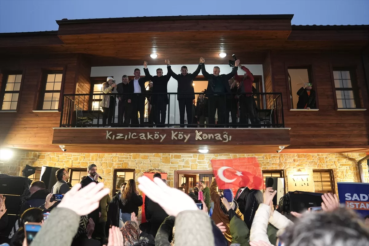 İBB Başkan adayı Kurum, Şile Kızılca Mahallesi Köy Konağı açılışına katıldı:
