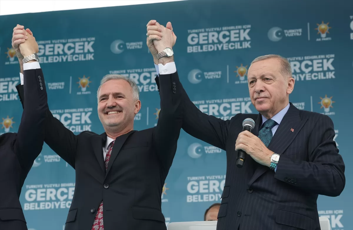 Cumhurbaşkanı ve AK Parti Genel Başkanı Erdoğan, partisinin Bursa mitinginde konuştu: (1)