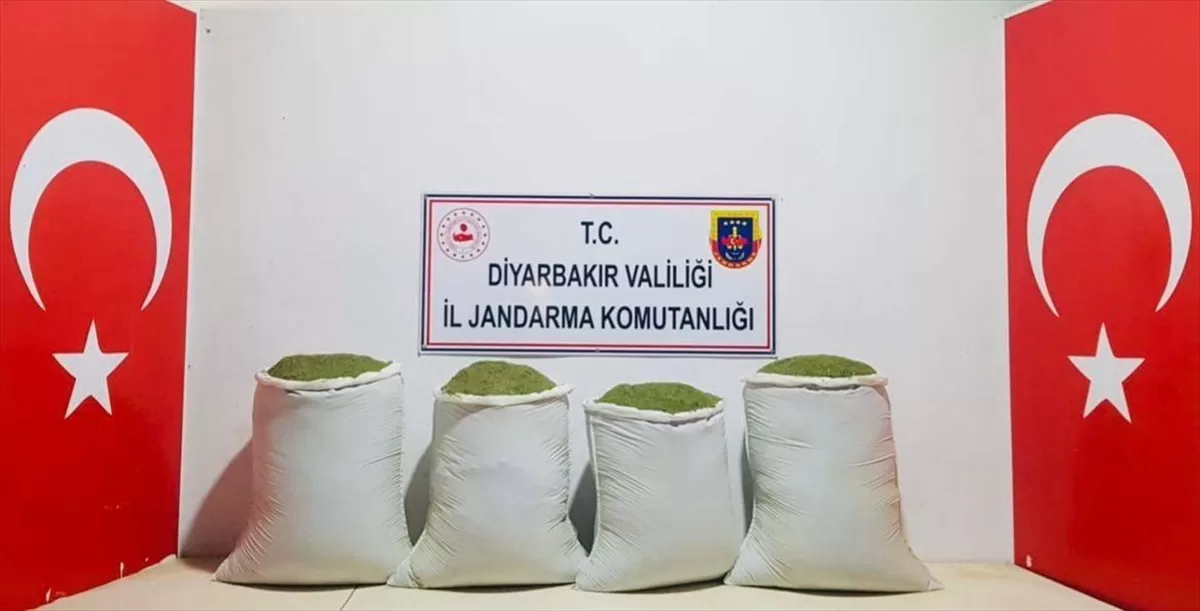 Diyarbakır'da 192 kilogram toz esrar ele geçirildi