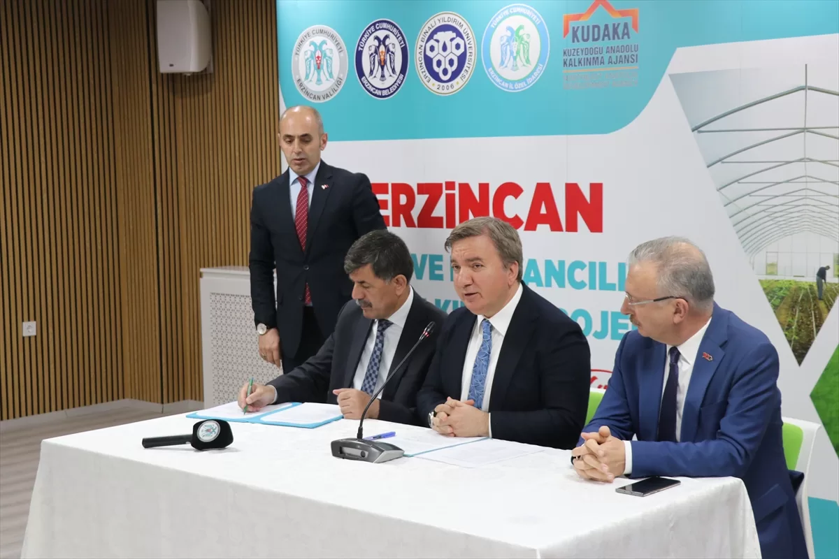 Erzincan'da “Tarım ve Hayvancılık Kırsal Kalkınma Projeleri İmza Töreni” düzenlendi