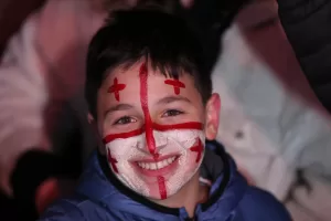 TİFLİS (AA) – Gürcistan Milli Futbol Takımı'nın, Tiflis'te oynanan maçta