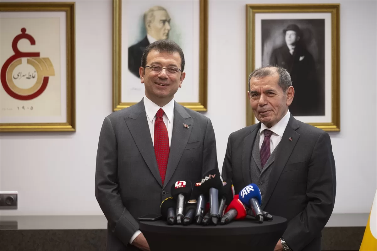 İBB Başkanı İmamoğlu, Galatasaray Spor Kulübü'nü ziyaret etti