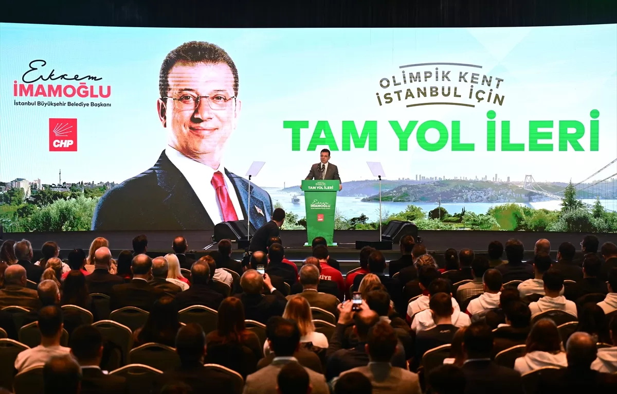 İBB Başkanı İmamoğlu, “Olimpik kent İstanbul için tam yol ileri” programına katıldı