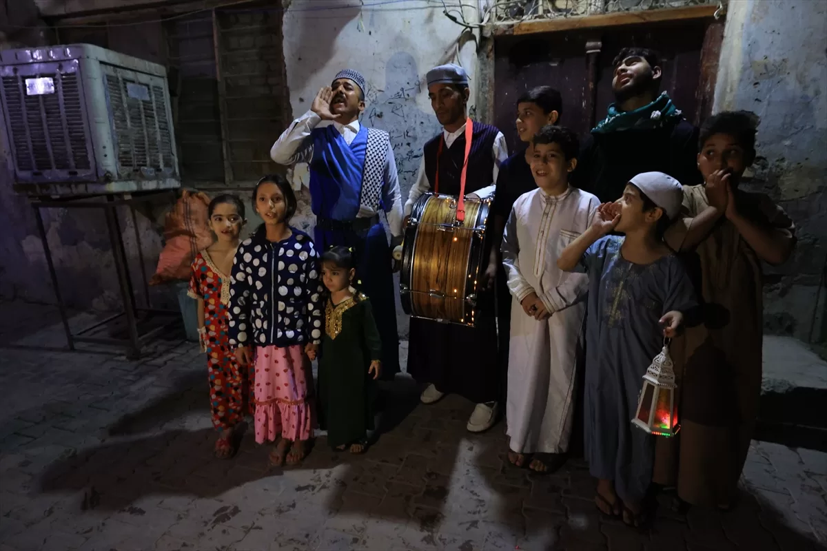 Irak'ta en tatlı ramazan geleneği “Majina Majina” devam ediyor