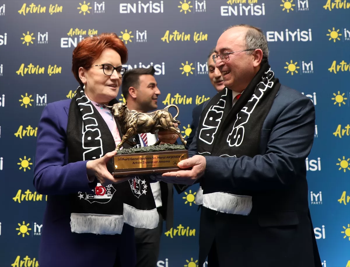 İYİ Parti Genel Başkanı Akşener, Artvin'de partisinin iftar programında konuştu: