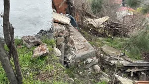 KARABÜK (AA) – Karabük'te sağanağın ardından meydana gelen heyelan nedeniyle