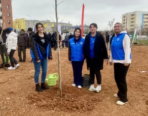 KIRŞEHİR (AA) – Kırşehir Valiliğince hayata geçirilen "Bozkır Yeşeriyor Bir