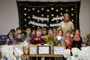 MALATYA (AA) – Malatya'nın Darende ilçesinde, anaokulu öğrencileri kumbaralarında biriktirdikleri