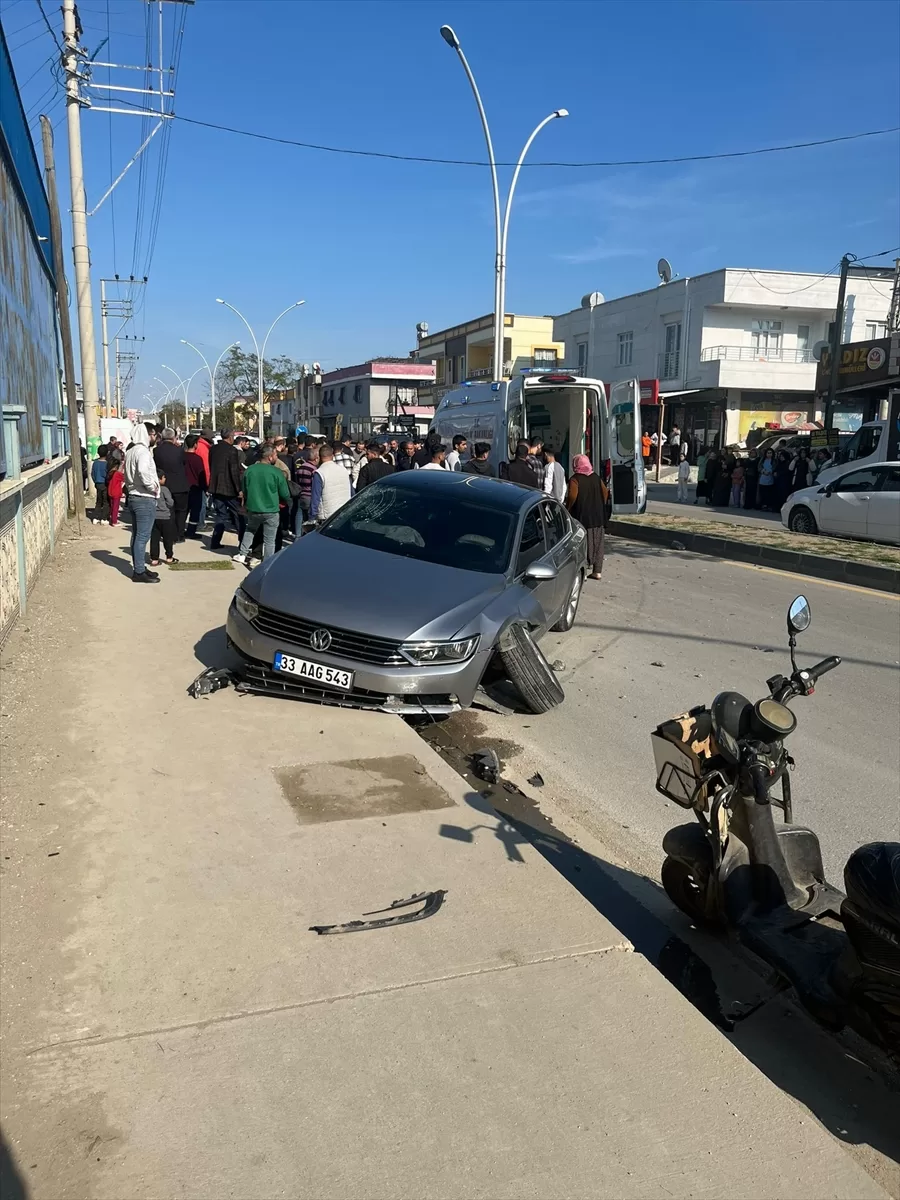 Mersin'de otomobilin çarptığı bisikletin sürücüsü öldü, yeğeni yaralandı