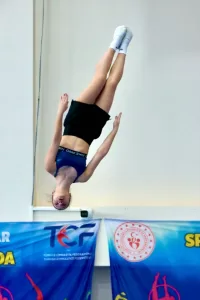 BOLU (AA) – ZAFER GÖDER – Trampolin Cimnastik Milli Takımı