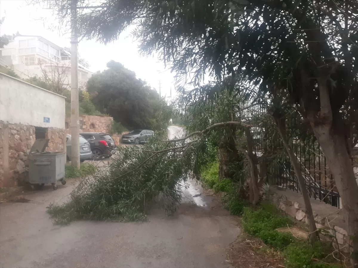 Muğla'da kuvvetli rüzgar ve sağanak etkili oluyor