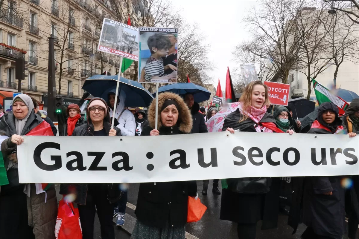 Paris'te “Gazze için ateşkes” talep edildi