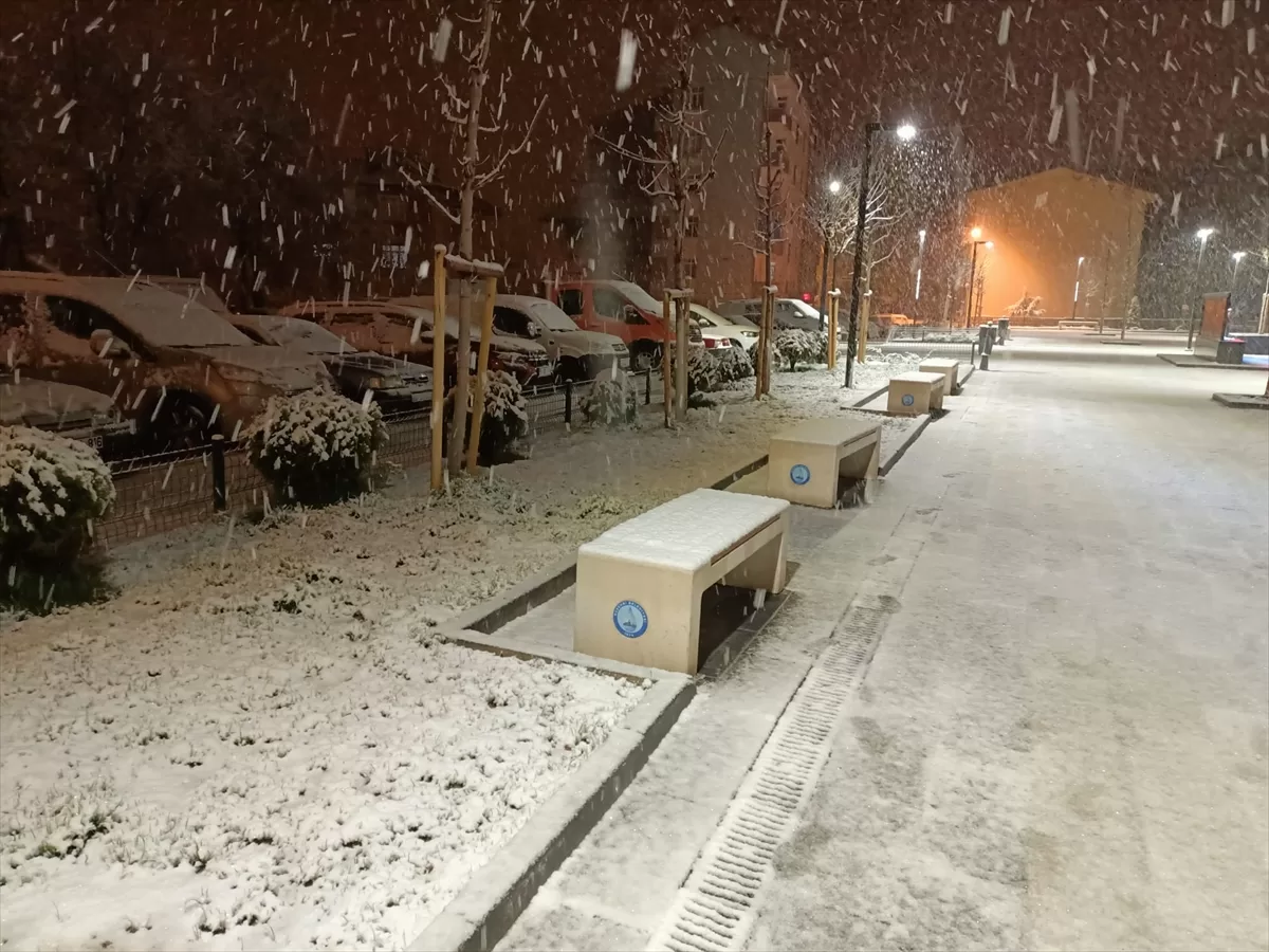 Sivas'ın Suşehri ilçesinde kar yağışı etkili oldu