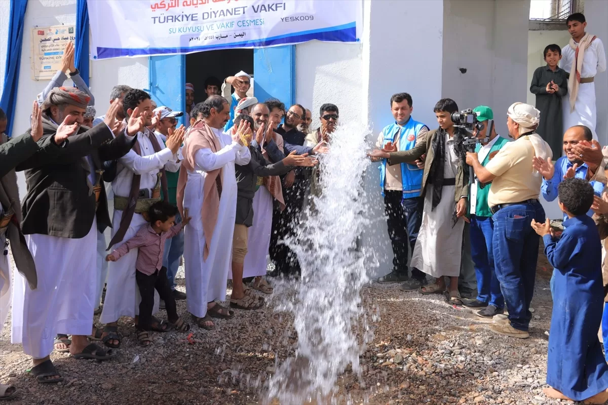 TDV, Yemen'de 34 bin kişinin yararlanabileceği su kuyusu ve vakıf çeşmesi açtı