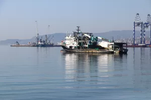 TEKİRDAĞ (AA) – Tekirdağ'da, lodosun etkisini yitirmesiyle deniz ulaşımı normale