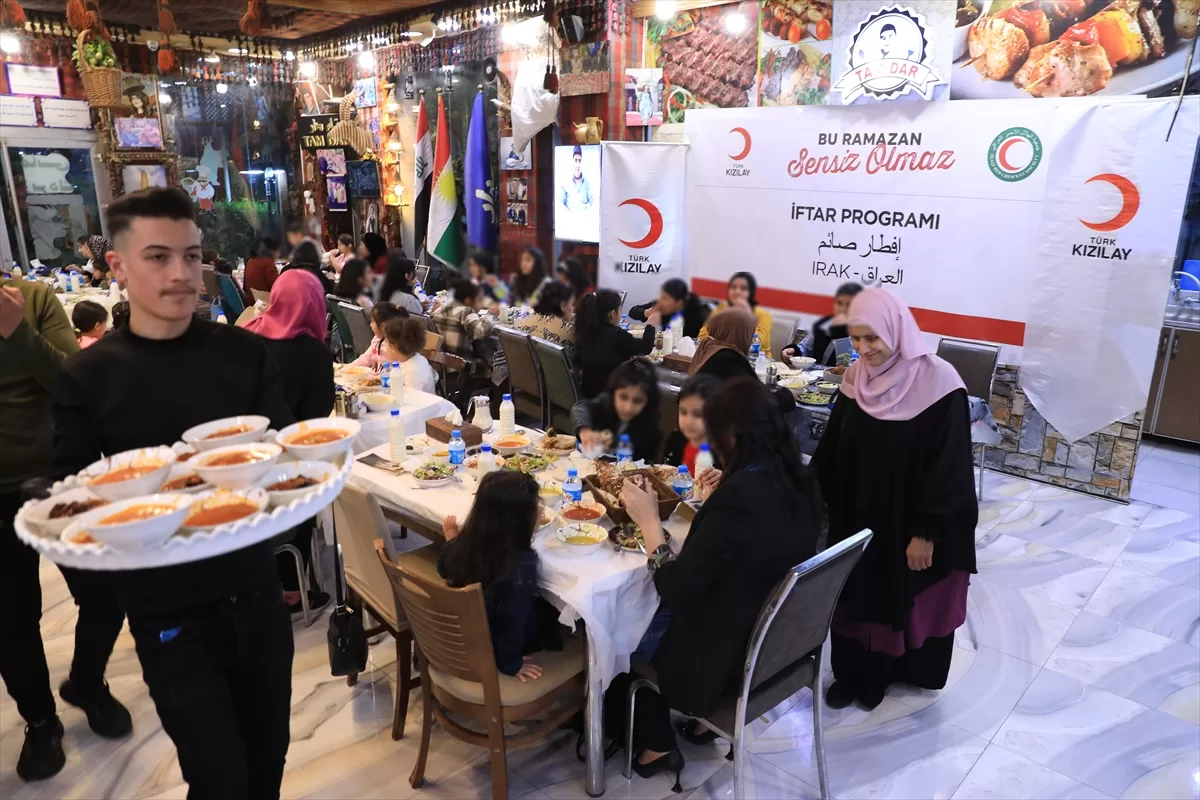 Türk Kızılay, Erbil'de yetim çocuklara iftar verdi