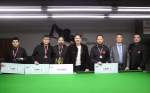 ANKARA (AA) – Ankara'da düzenlenen Türkiye Snooker Şampiyonası 1. Etap