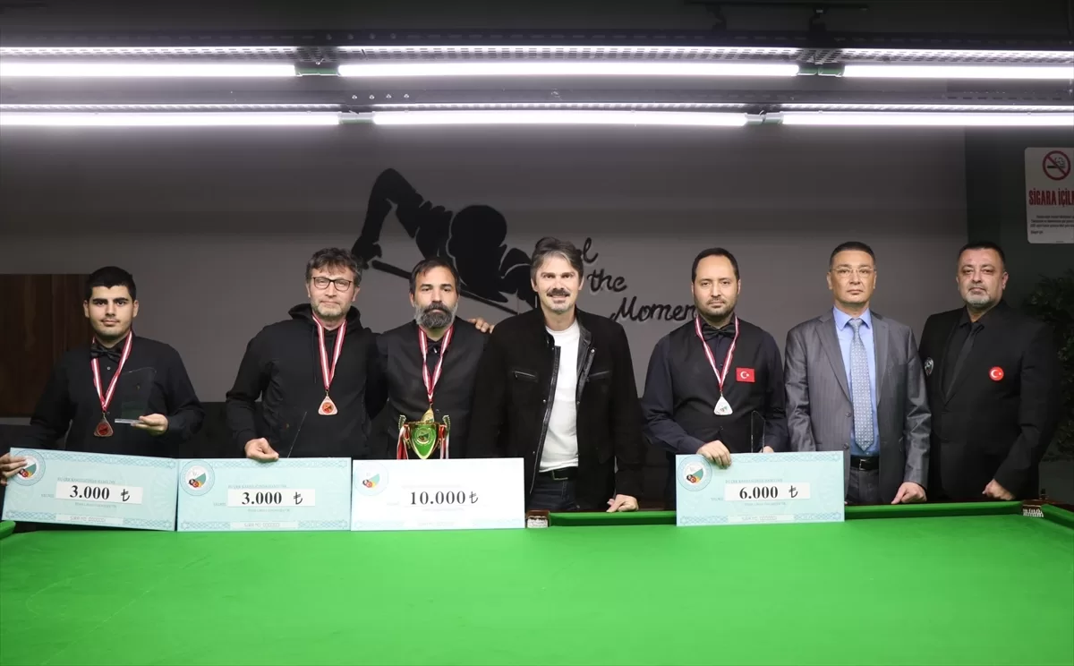 Türkiye Snooker Şampiyonası 1. Etap Müsabakaları sona erdi