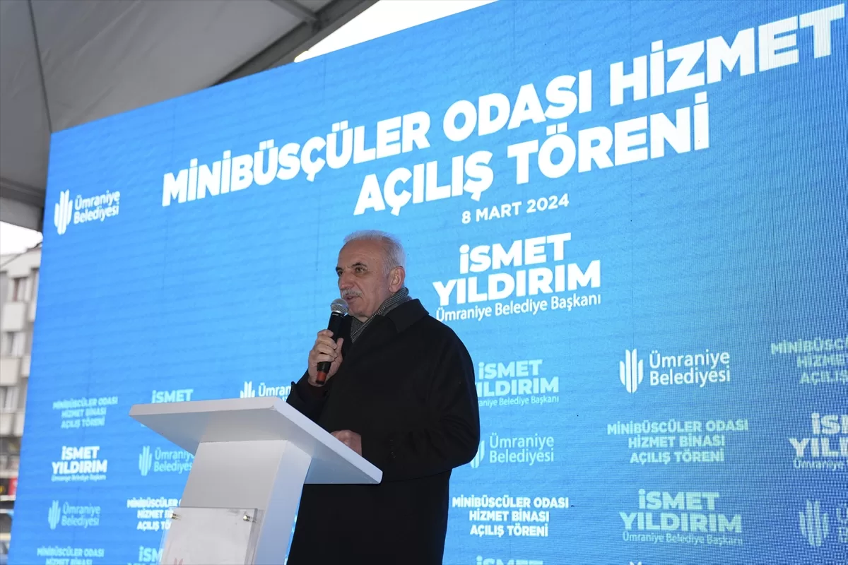Ümraniye Minibüsçüler Odası Hizmet Binası hizmete açıldı