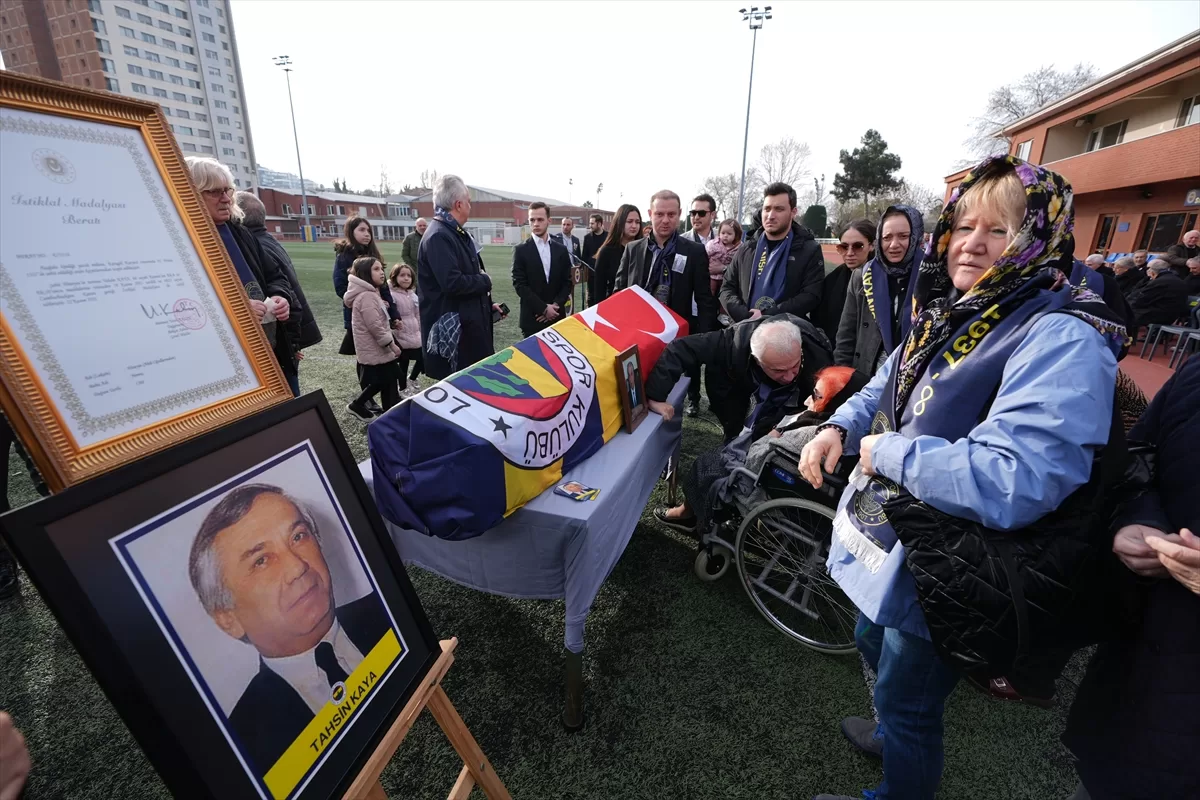 Vefat eden Eski Fenerbahçe Başkanı Tahsin Kaya için Dereağzı'nda tören düzenlendi