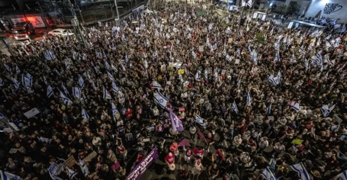 İsrail’de binlerce kişi meydana çıktı: Netanyahu istifa