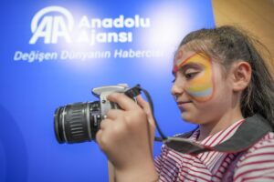 ANKARA (AA) – Anadolu Ajansı (AA) personeli çocukları, 23 Nisan