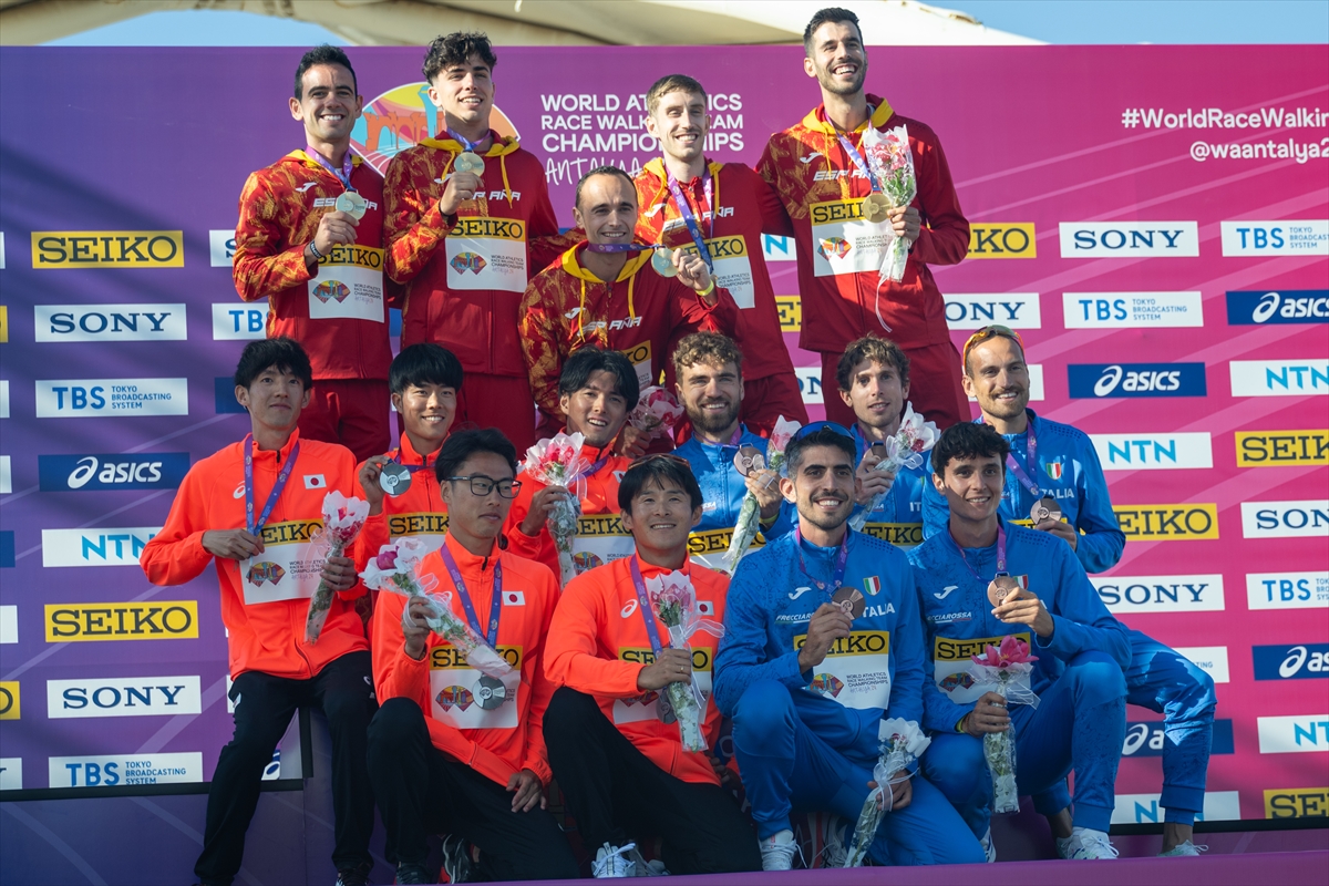 Antalya'da düzenlenen Dünya Yürüyüş Takımlar Şampiyonası sona erdi