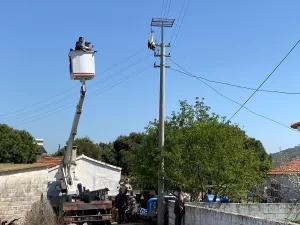 AYDIN (AA) – Aydın'ın Söke ilçesinde boynuna dolanan ip nedeniyle