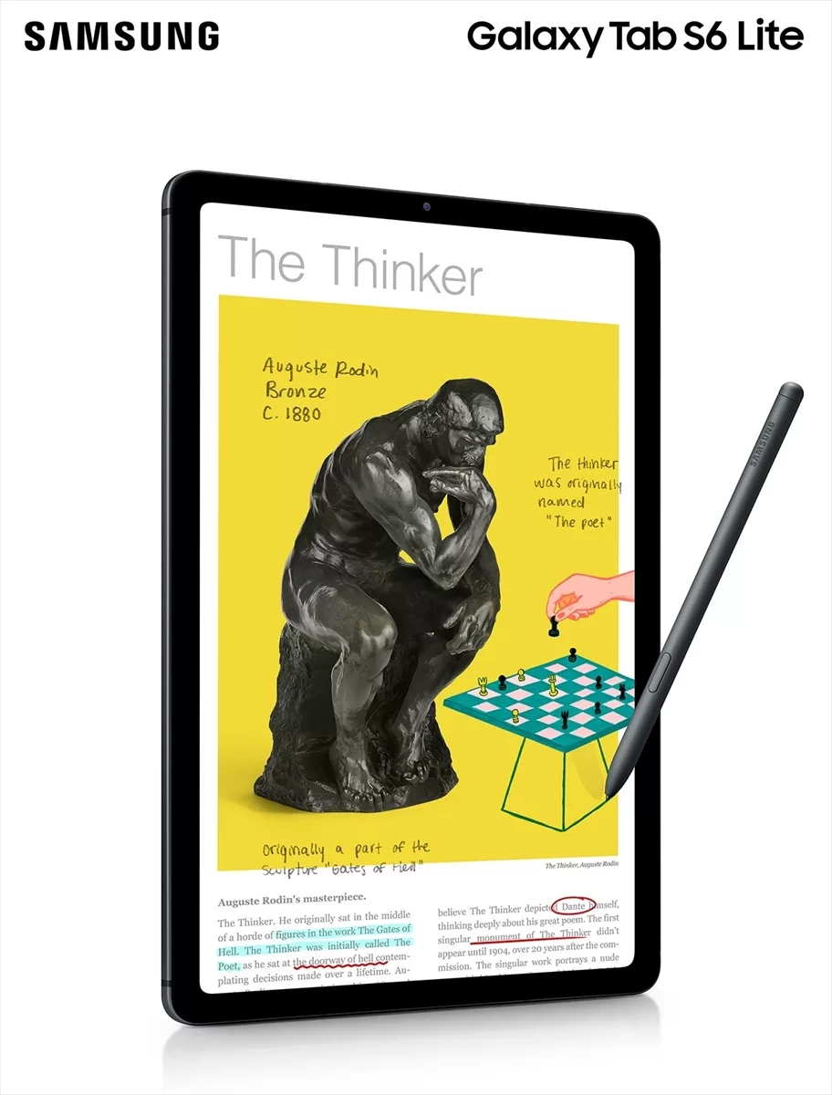 Galaxy Tab S6 Lite yenilenen işlemcileriyle daha güçlü bir tablet performansı sunuyor