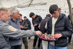 KARS (AA) – Kars'ın Selim ilçesinde, toplu halde küskünleri barıştırma,