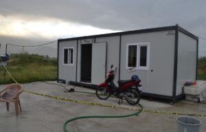 MANİSA (AA) – Manisa'nın Salihli ilçesinde şantiye bekçisi, konteynerde pompalı