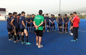 OSMANİYE (AA) – 21 Yaş Altı Hokey Erkek Milli Takımı,
