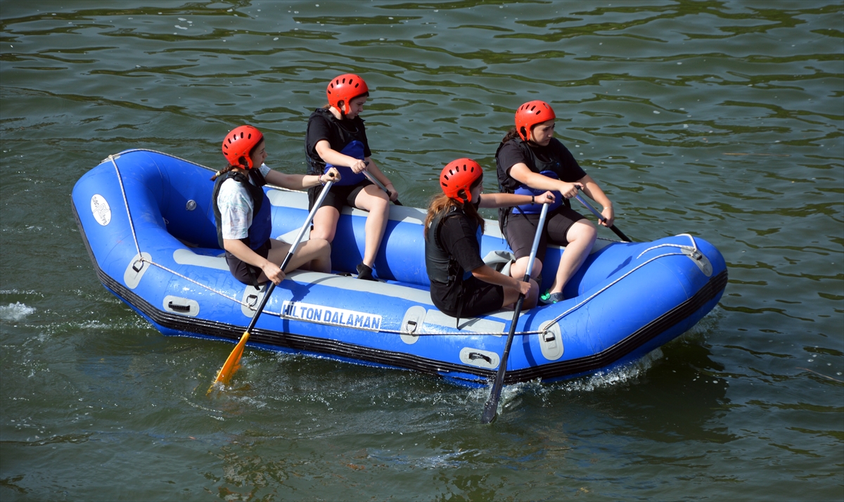 Muğla'da düzenlenen rafting kampı sona erdi