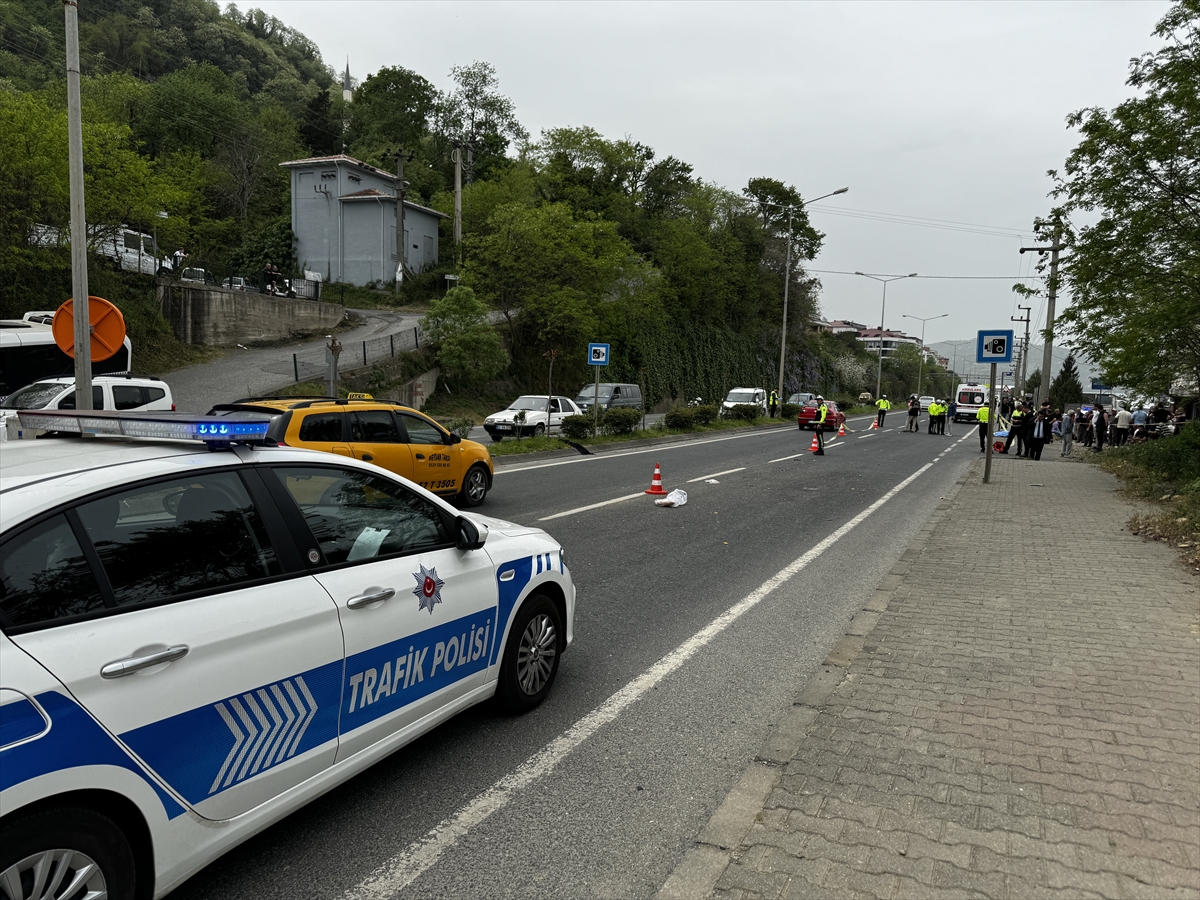 Ordu'da otomobilin çarptığı yaya öldü