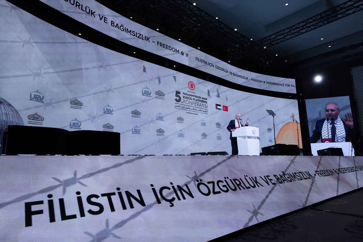 Cumhurbaşkanı Erdoğan, Parlamenterler Arası Kudüs Platformu 5. Konferansı'nda konuştu: (4)