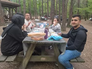 SAKARYA (AA) – Sakarya'da güneşli havayı fırsat bilenler, Ramazan Bayramı'nın